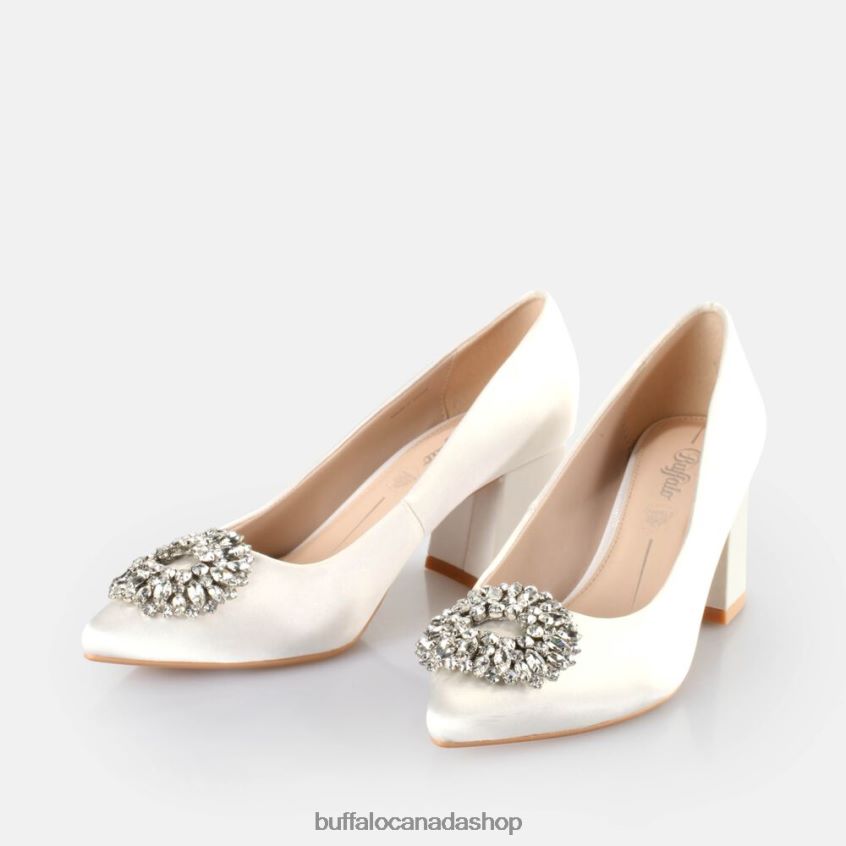 Robyn Glam Heeled Sandals Ivory Buffalo ZL64TZ276 |Heels