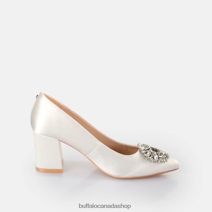 Robyn Glam Heeled Sandals Ivory Buffalo ZL64TZ276 |Heels