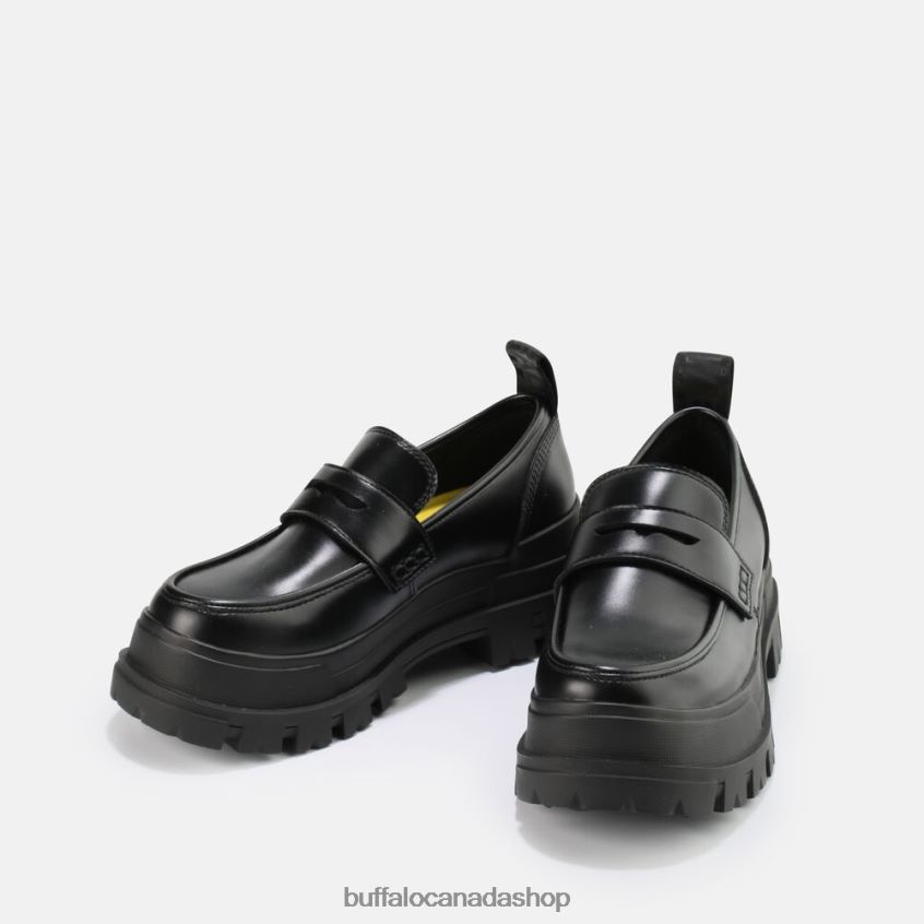 ASPHA LOAFER SHOE FLAT VEGAN NAPPA Black Buffalo ZL64TZ665 |Loafers