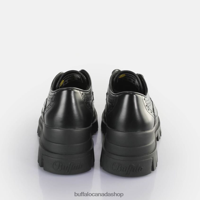 Aspha Brogue Loafers vegan Black Buffalo ZL64TZ160 |Loafers