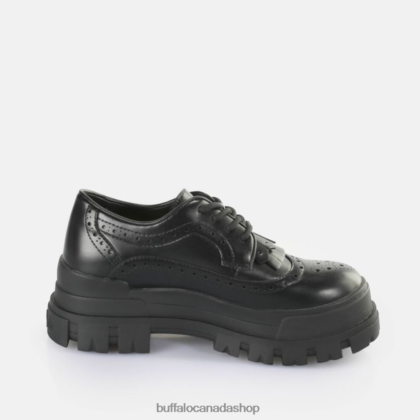 Aspha Brogue Loafers vegan Black Buffalo ZL64TZ160 |Loafers