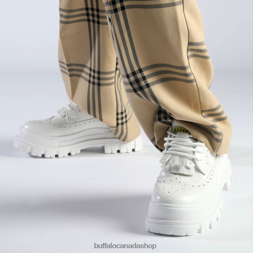 Aspha Brogue Loafers vegan White Buffalo ZL64TZ161 |Loafers