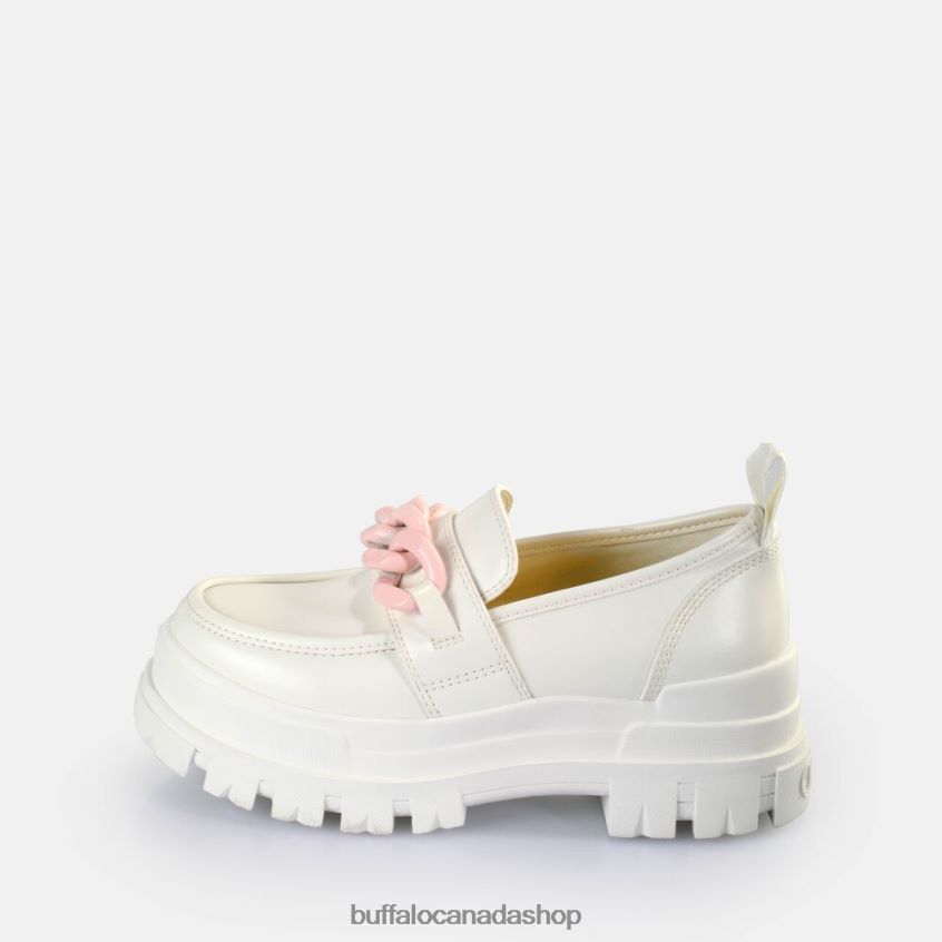 Aspha Chain Loafers vegan White Buffalo ZL64TZ597 |Loafers