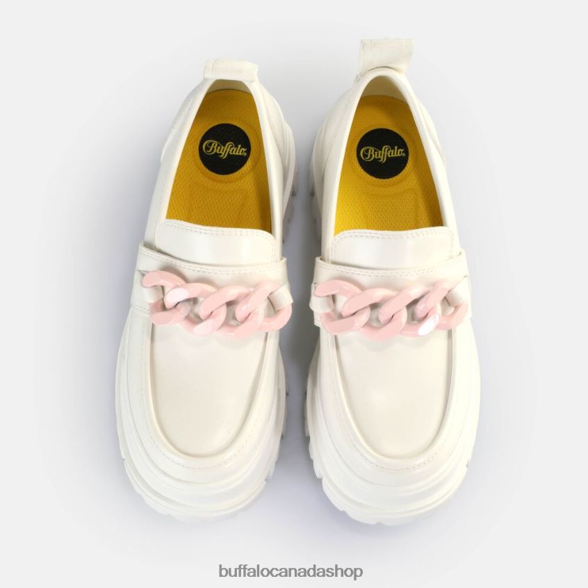 Aspha Chain Loafers vegan White Buffalo ZL64TZ597 |Loafers