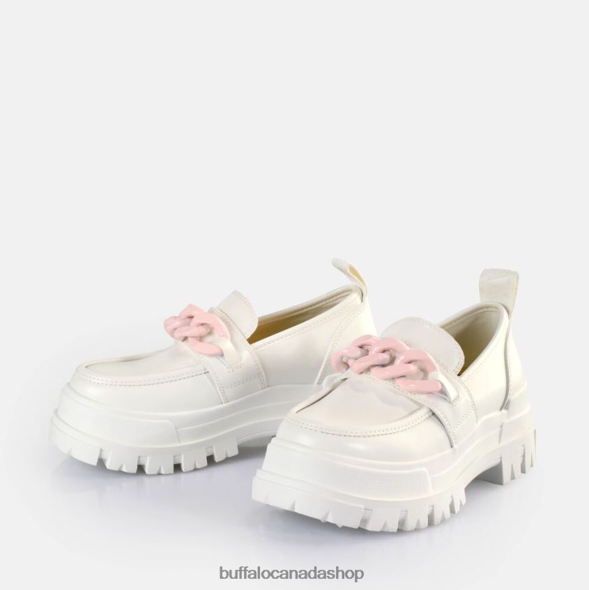 Aspha Chain Loafers vegan White Buffalo ZL64TZ597 |Loafers