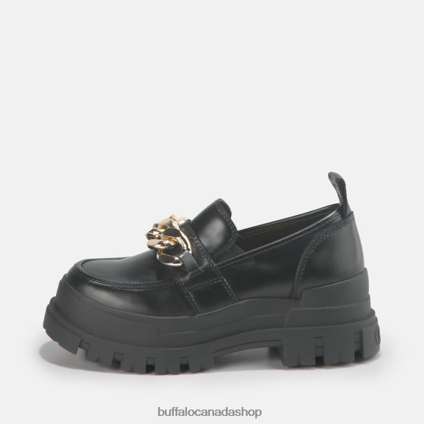 Aspha Loafer Chain Black Buffalo ZL64TZ803 |Loafers
