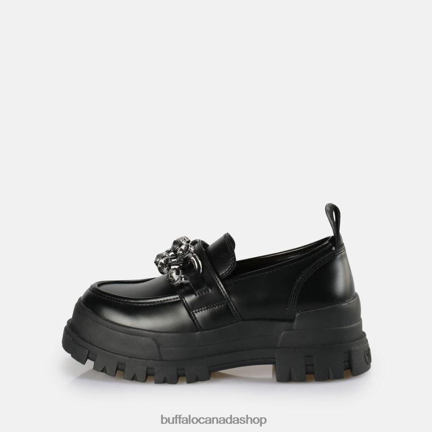 Aspha Loafer Glam vegan Black Buffalo ZL64TZ875 |Loafers