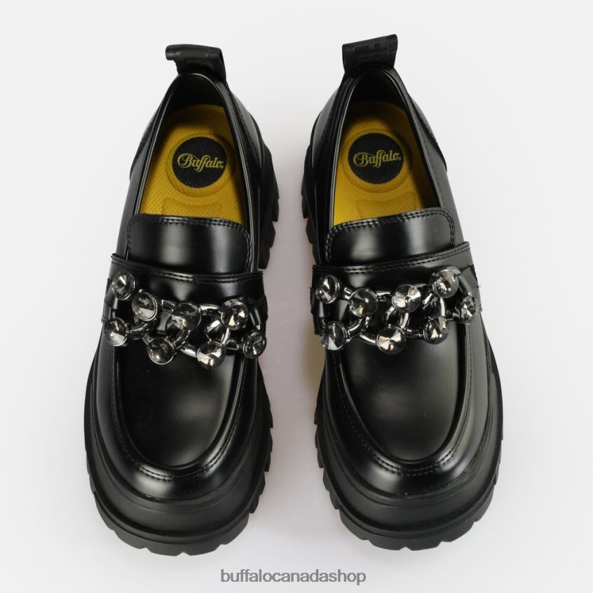 Aspha Loafer Glam vegan Black Buffalo ZL64TZ875 |Loafers