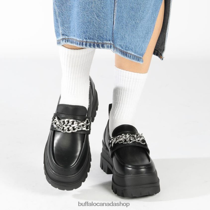 Aspha Loafer TC loafer vegan Black/Silver Buffalo ZL64TZ427 |Loafers