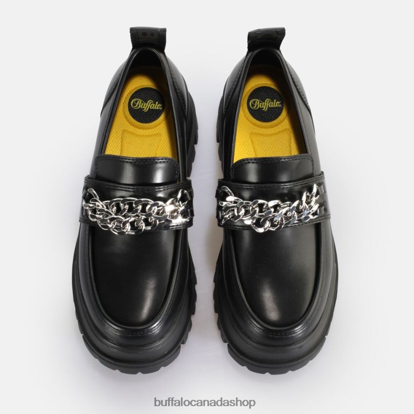 Aspha Loafer TC loafer vegan Black/Silver Buffalo ZL64TZ427 |Loafers