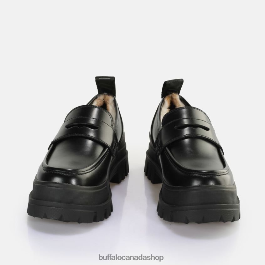 Aspha Loafer Warm Loafer vegan Black Buffalo ZL64TZ709 |Loafers