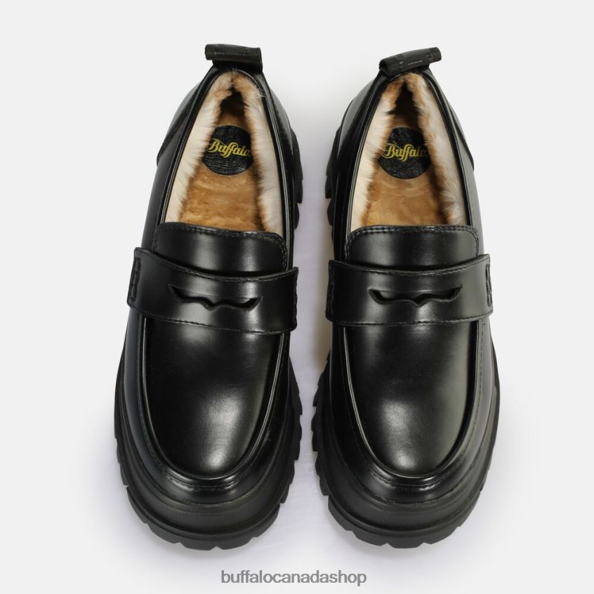 Aspha Loafer Warm Loafer vegan Black Buffalo ZL64TZ709 |Loafers