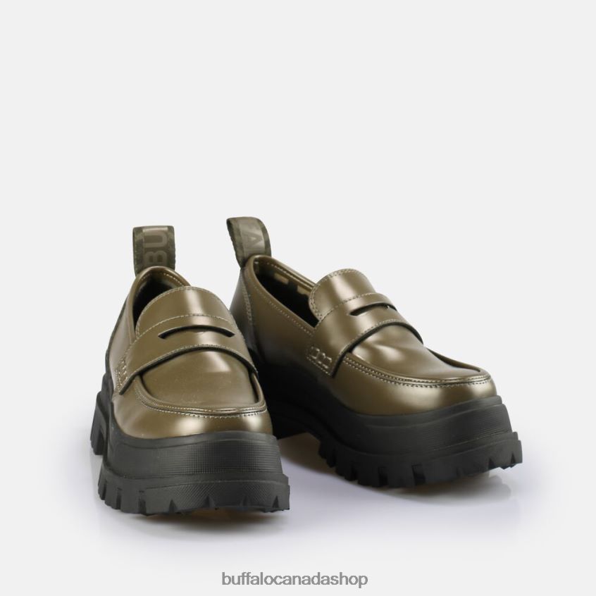 Aspha Loafer vegan Khaki Buffalo ZL64TZ241 |Loafers