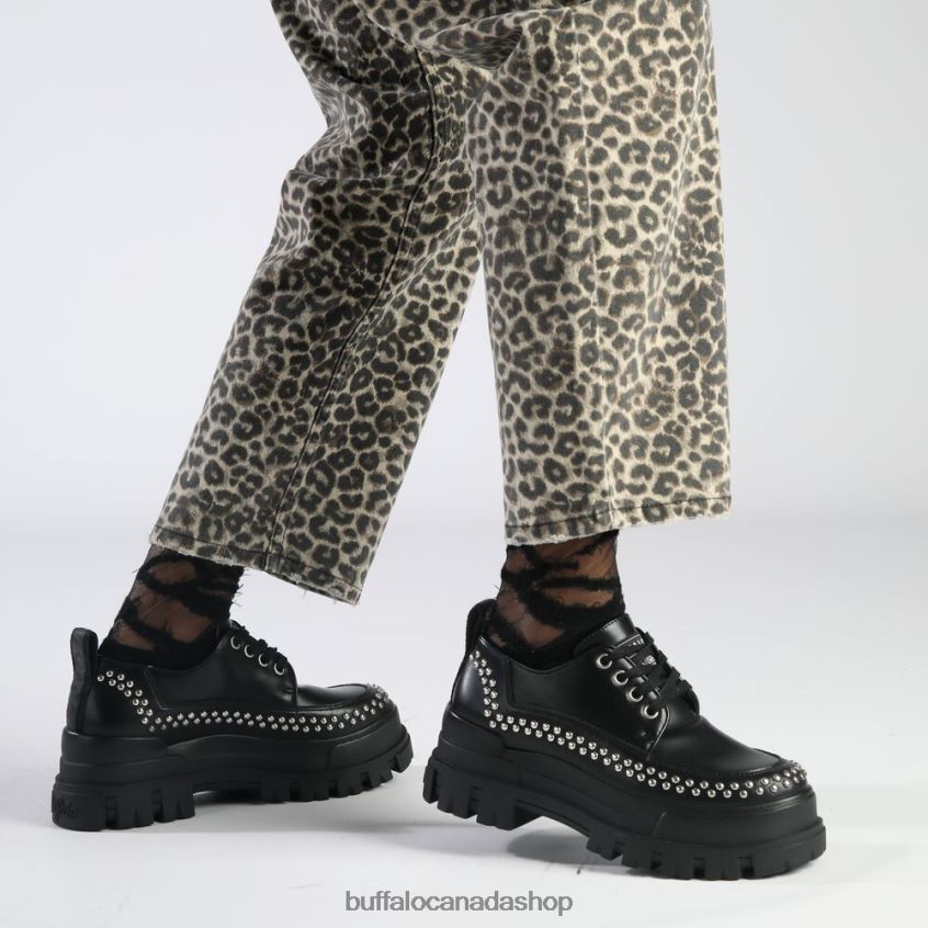 Aspha Pin LO Loafer vegan Black Buffalo ZL64TZ531 |Loafers