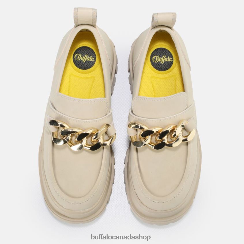 Aspha loafer chain vegan Creme Buffalo ZL64TZ595 |Loafers