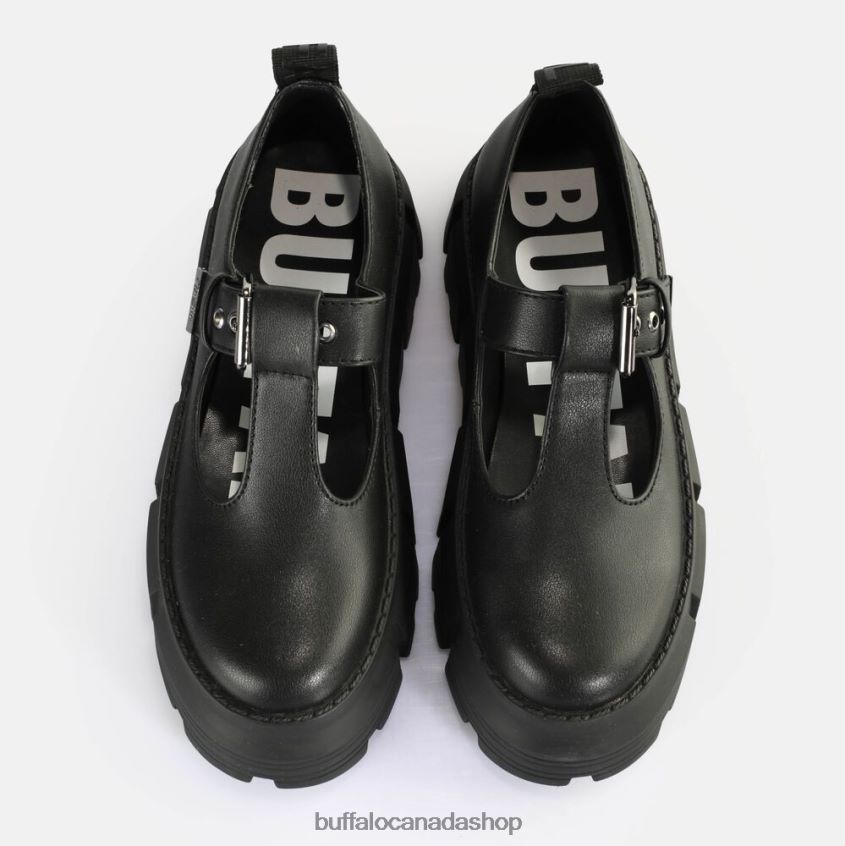 Ava Mary Loafers vegan Black Buffalo ZL64TZ525 |Loafers