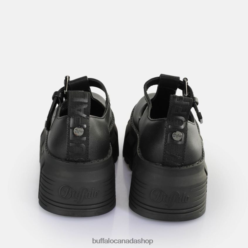 Ava Mary Loafers vegan Black Buffalo ZL64TZ525 |Loafers