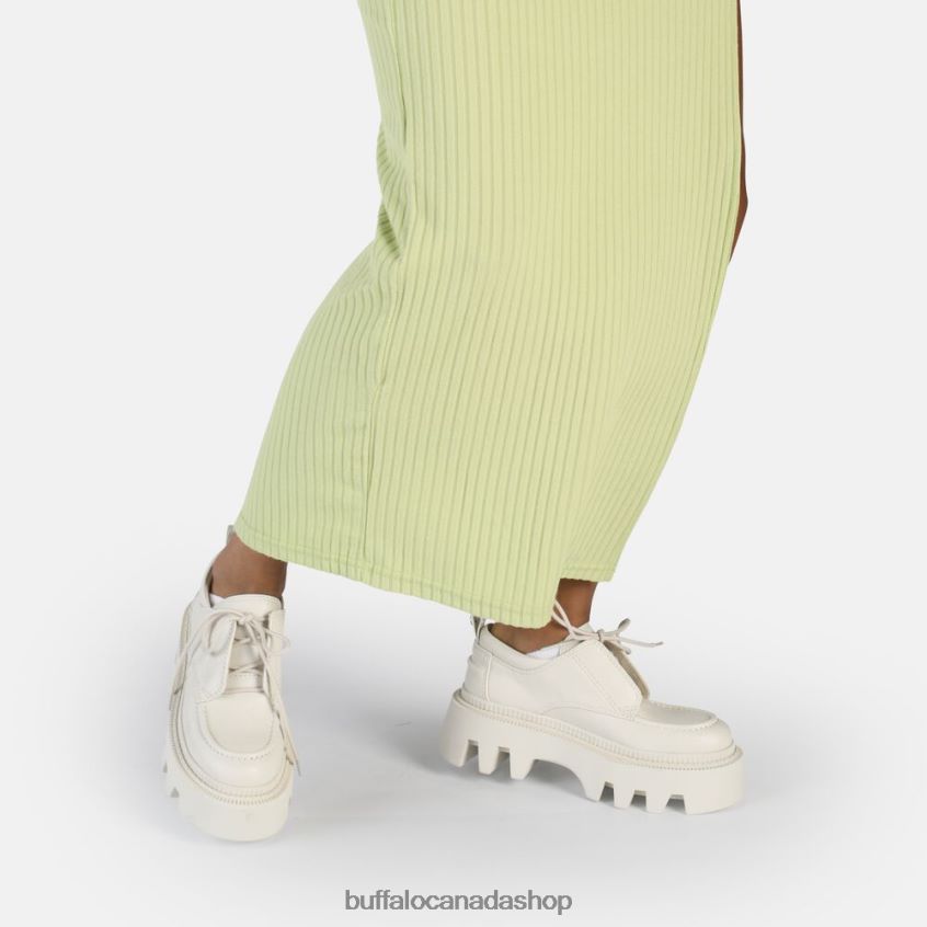 Flora Laceup LO loafer vegan Cream Buffalo ZL64TZ811 |Loafers