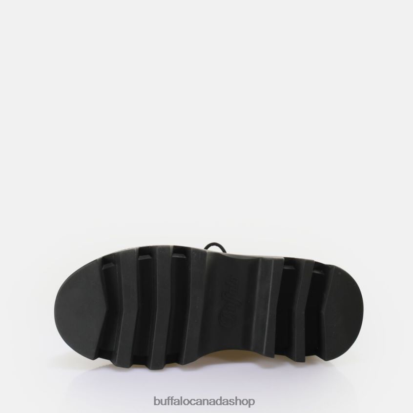 Flora Laceup LO vegan loafer Black Buffalo ZL64TZ766 |Loafers