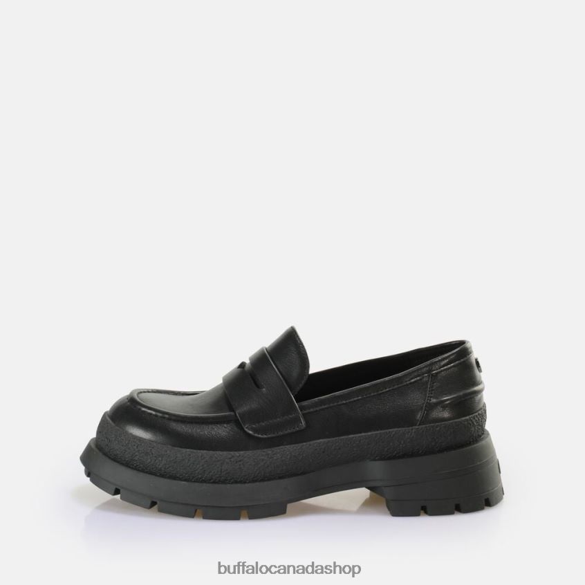 Rude Loafer vegan Black Buffalo ZL64TZ647 |Loafers
