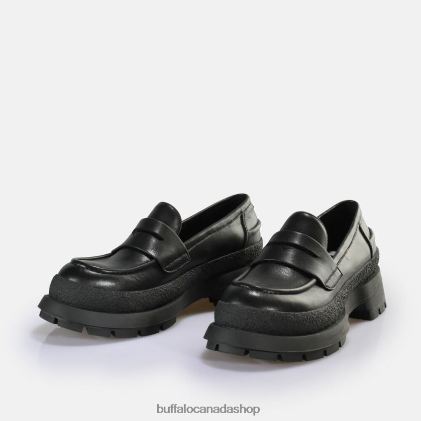 Rude Loafer vegan Black Buffalo ZL64TZ647 |Loafers