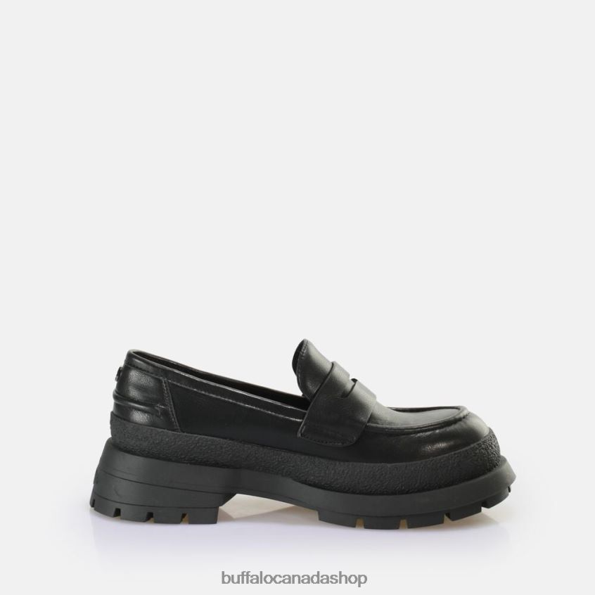 Rude Loafer vegan Black Buffalo ZL64TZ647 |Loafers
