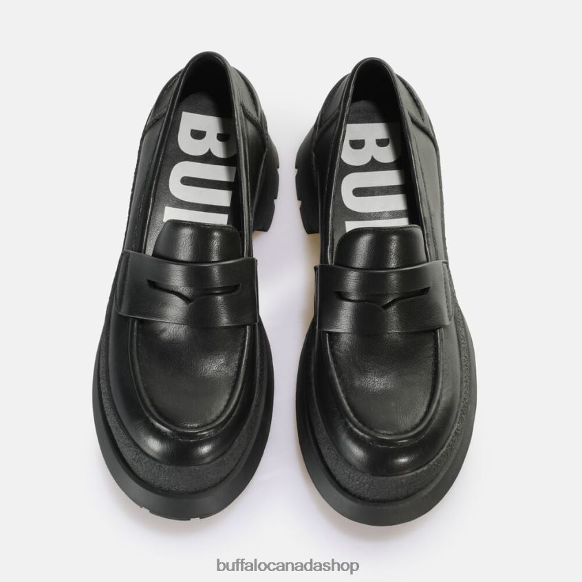 Rude Loafer vegan Black Buffalo ZL64TZ647 |Loafers