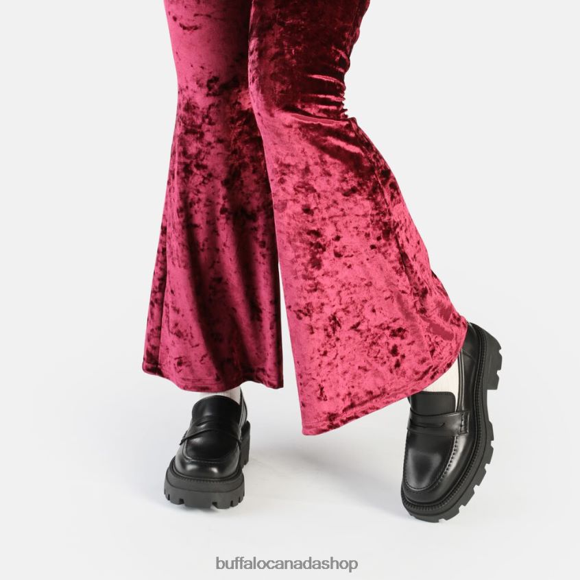 Square Loafer shoe Black Buffalo ZL64TZ742 |Loafers