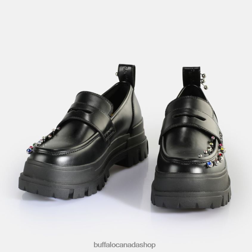 x Pati Valpati The Low Black Buffalo ZL64TZ751 |Loafers