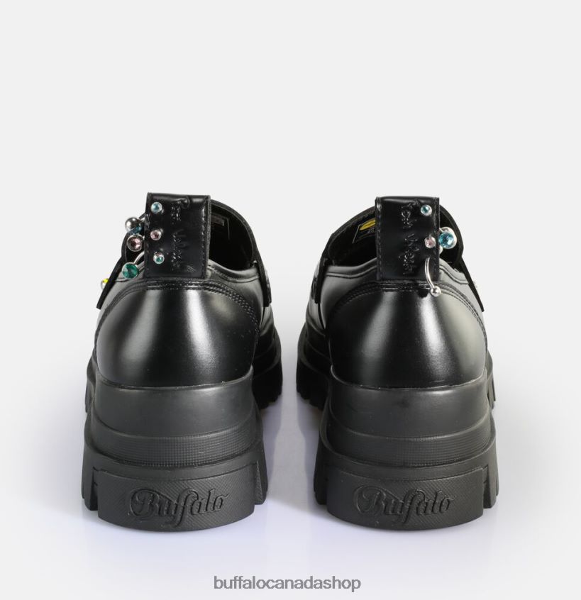 x Pati Valpati The Low Black Buffalo ZL64TZ751 |Loafers