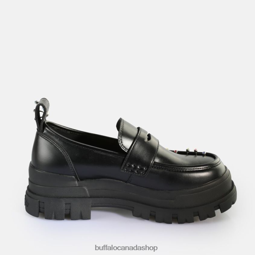 x Pati Valpati The Low Black Buffalo ZL64TZ751 |Loafers