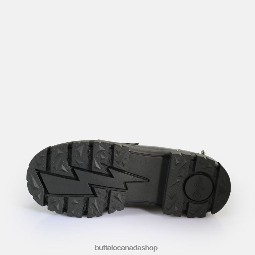 x Pati Valpati The Low Black Buffalo ZL64TZ751 |Loafers