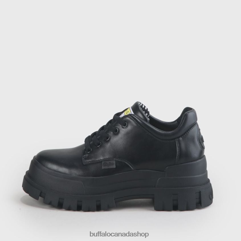 Aspha CLS Lace up vegan Black Buffalo ZL64TZ589 |Sneakers