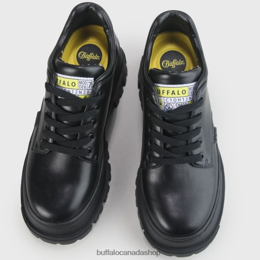 Aspha CLS Lace up vegan Black Buffalo ZL64TZ589 |Sneakers