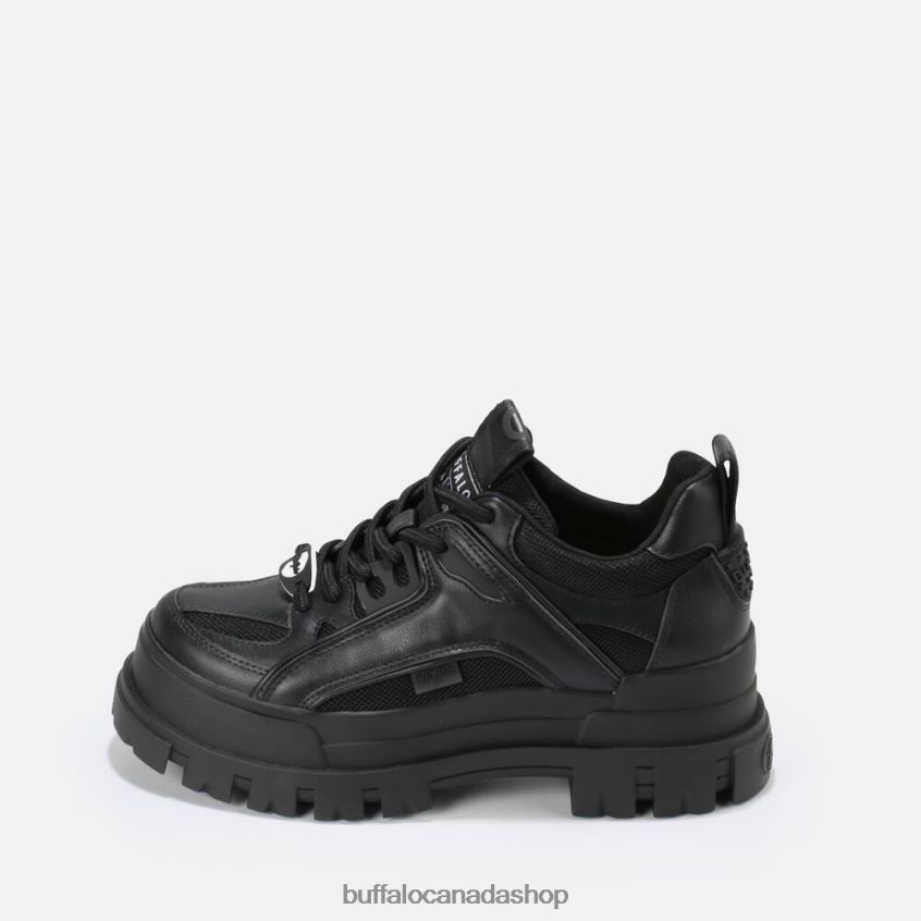 Aspha HYB Lace up vegan Black Buffalo ZL64TZ818 |Sneakers