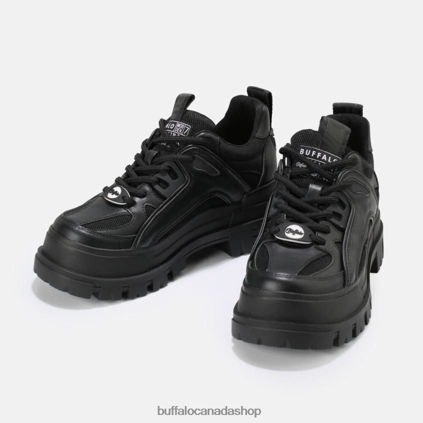 Aspha HYB Lace up vegan Black Buffalo ZL64TZ818 |Sneakers