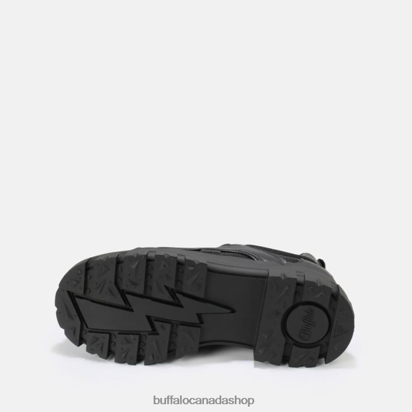 Aspha HYB Lace up vegan Black Buffalo ZL64TZ818 |Sneakers