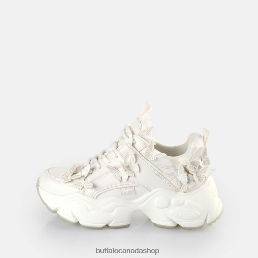 Binary Butterfly Sneakers Low vegan White/Mermaid Buffalo ZL64TZ43 |Sneakers