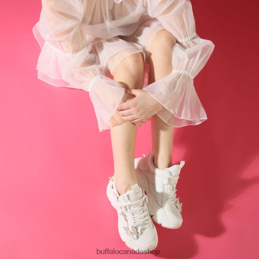 Binary Butterfly Sneakers Low vegan White/Mermaid Buffalo ZL64TZ43 |Sneakers