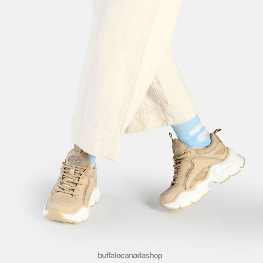 Binary C Sneaker Low vegan Cream Buffalo ZL64TZ402 |Sneakers