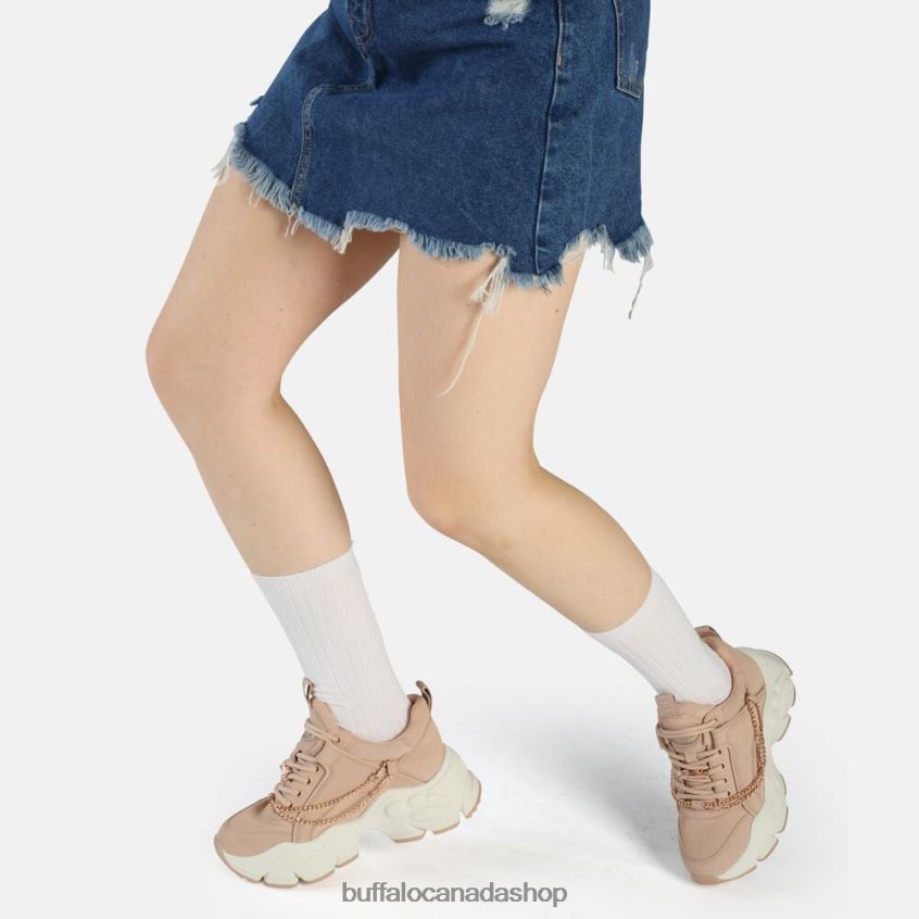 Binary Chain Sneaker Low vegan Pink Buffalo ZL64TZ349 |Sneakers