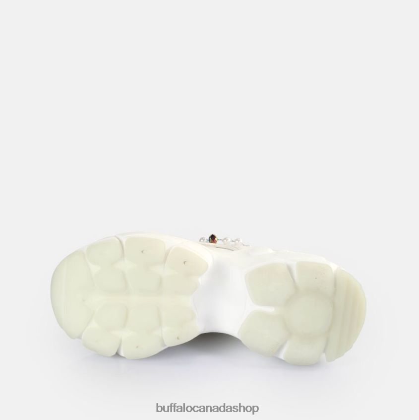Binary Charm Sneakers Low vegan Pearl White Buffalo ZL64TZ817 |Sneakers