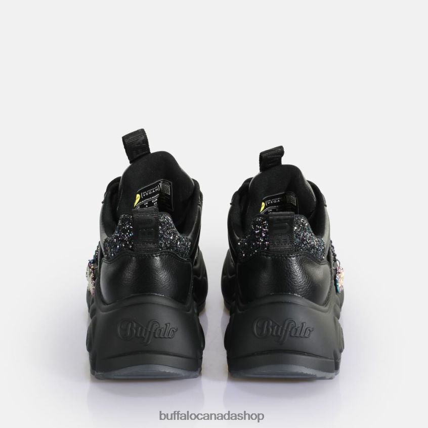 Binary Glam Sneaker Sneaker Low vegan Black Buffalo ZL64TZ421 |Sneakers