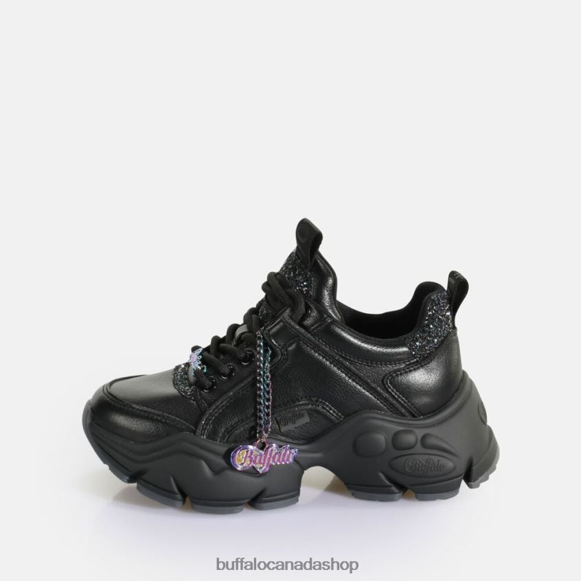Binary Glam Sneaker Sneaker Low vegan Black Buffalo ZL64TZ421 |Sneakers