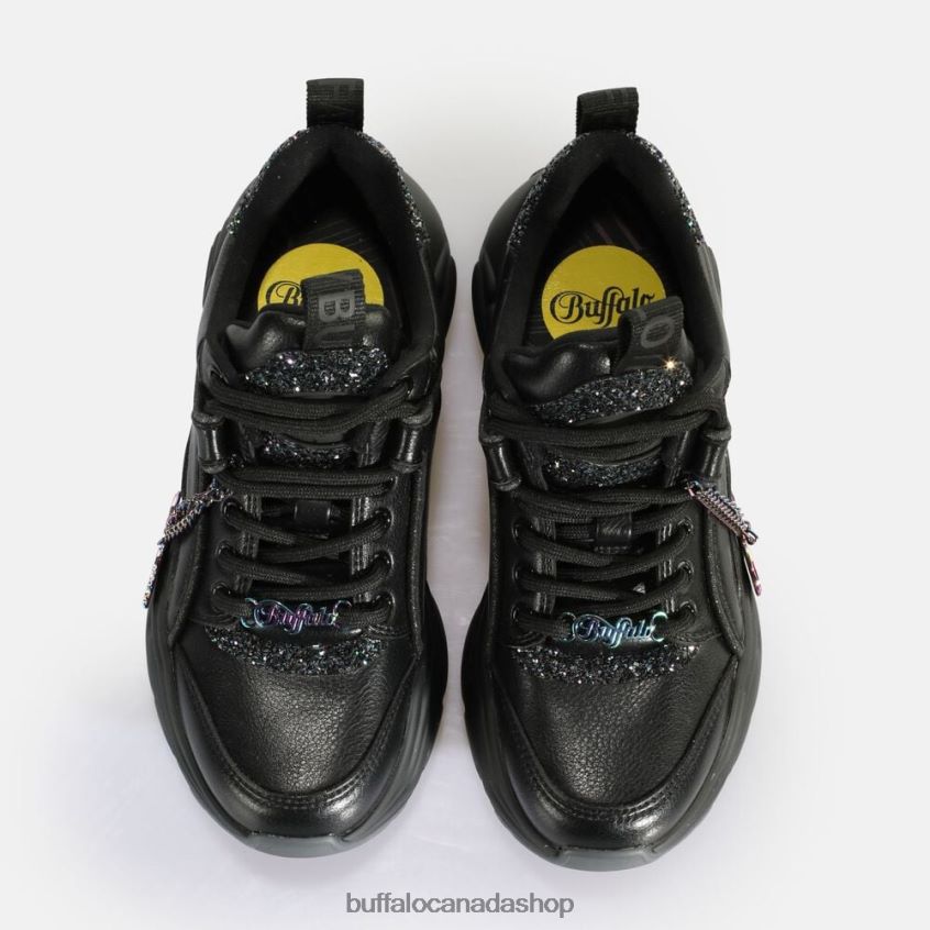 Binary Glam Sneaker Sneaker Low vegan Black Buffalo ZL64TZ421 |Sneakers