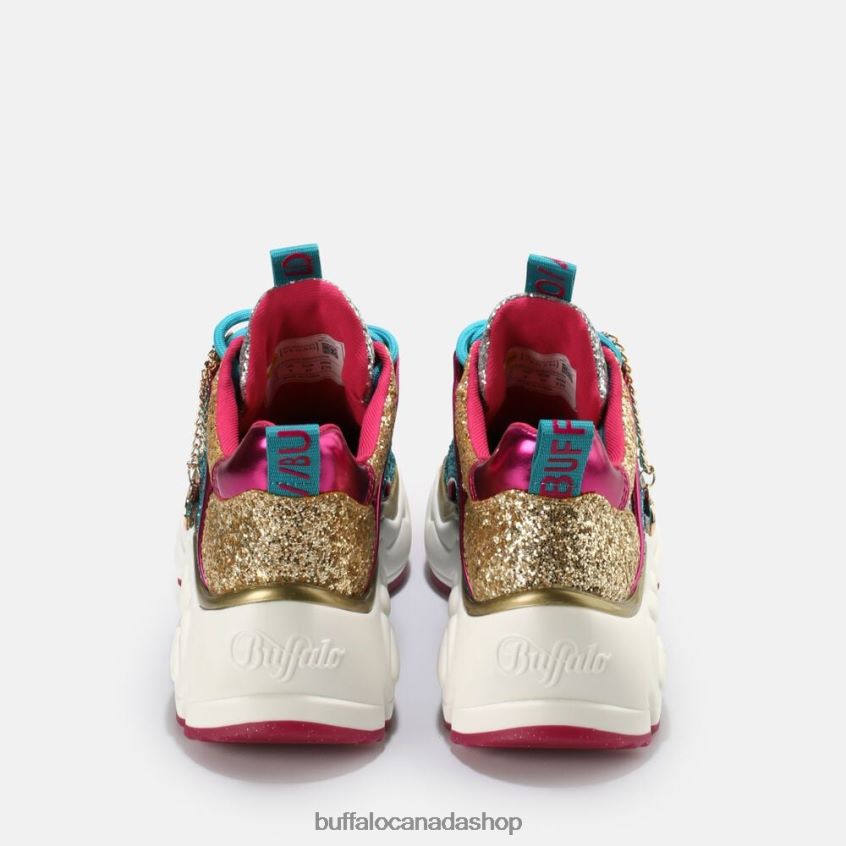 Binary Glam Sneaker vegan Silver Buffalo ZL64TZ321 |Sneakers