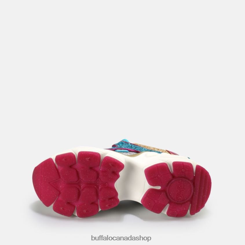 Binary Glam Sneaker vegan Silver Buffalo ZL64TZ321 |Sneakers