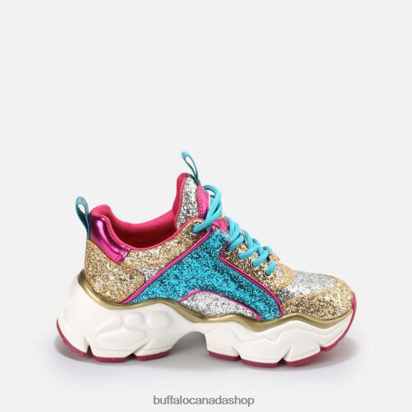 Binary Glam Sneaker vegan Silver Buffalo ZL64TZ321 |Sneakers