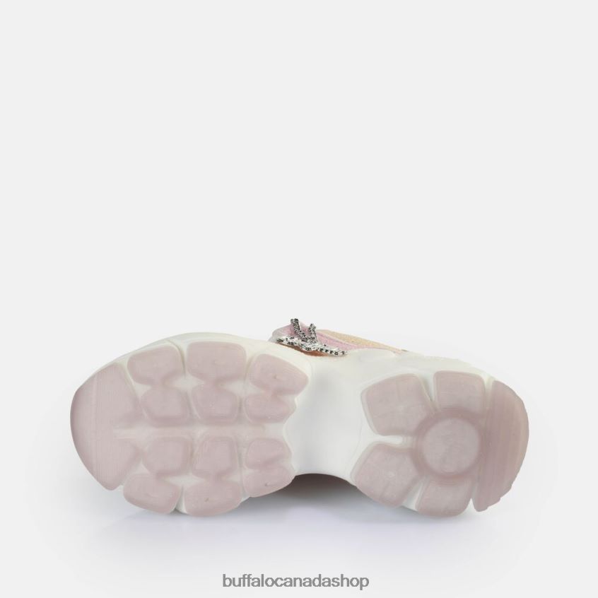 Binary Glam Sneakers Low vegan Peach Multi Buffalo ZL64TZ324 |Sneakers