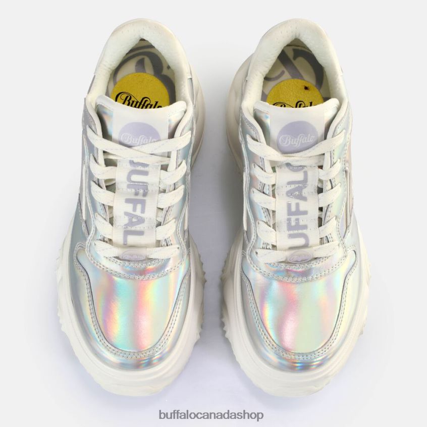 Blader One Sneakers Low vegan Silver Holo Buffalo ZL64TZ599 |Sneakers